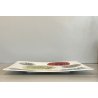 PIATTO QUADRO Villeroy & Boch BOCUSE D' OR Sirha 2011 Vavro 31x30 cm Lyon 2009