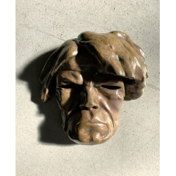 SCULTURA CERAMICA MAIOLICA Pietro Melandri BEETHOVEN MASCHERA Faenza ANNI '40