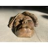 SCULTURA CERAMICA MAIOLICA Pietro Melandri BEETHOVEN MASCHERA Faenza ANNI '40