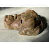 SCULTURA CERAMICA MAIOLICA Pietro Melandri BEETHOVEN MASCHERA Faenza ANNI '40
