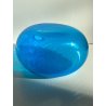 VASO VINTAGE VETRO SOFFIATO MURANO La MURRINA SPIRALE BLU AZZURRO FIRMATO '70/80