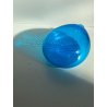 VASO VINTAGE VETRO SOFFIATO MURANO La MURRINA SPIRALE BLU AZZURRO FIRMATO '70/80