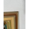QUADRO DIPINTO Carlo Monti VEDUTA STUDIO PITTURA CAVALLETTO ANNI 50 OLIO TELA