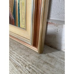 QUADRO DIPINTO Carlo Monti VEDUTA STUDIO PITTURA CAVALLETTO ANNI 50 OLIO TELA