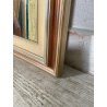 QUADRO DIPINTO Carlo Monti VEDUTA STUDIO PITTURA CAVALLETTO ANNI 50 OLIO TELA