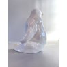 SCULTURA VINTAGE PORCELLANA BIANCA ORSO POLARE 15 cm/h Lippelsdorf  WA 1877 DE