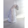 SCULTURA VINTAGE PORCELLANA BIANCA ORSO POLARE 15 cm/h Lippelsdorf  WA 1877 DE
