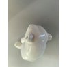 SCULTURA VINTAGE PORCELLANA BIANCA ORSO POLARE 15 cm/h Lippelsdorf  WA 1877 DE
