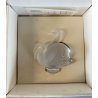 CIGNI CRISTALLO SATINATO FROSTED GLASS LALIQUE FRANCE AMORE LOVE Swans  10608