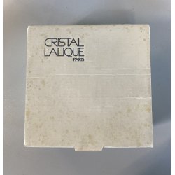 CIGNI CRISTALLO SATINATO FROSTED GLASS LALIQUE FRANCE AMORE LOVE Swans  10608