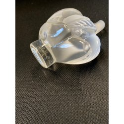 CIGNI CRISTALLO SATINATO FROSTED GLASS LALIQUE FRANCE AMORE LOVE Swans  10608