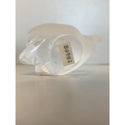 CIGNI CRISTALLO SATINATO FROSTED GLASS LALIQUE FRANCE AMORE LOVE Swans  10608