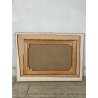 QUADRO DIPINTO Carlo Monti VEDUTA PAESAGGIO FABBRICA CASCINA ANNI 70 OLIO TELA