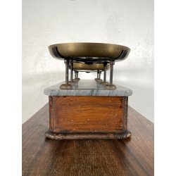 ANTICA BILANCIA da BANCO SABAUDA  Agos Cantoni NOVARA DUE PIATTI PORTATA 5 KG
