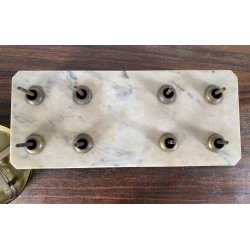 ANTICA BILANCIA BANCO SABAUDA ROBERVAL DUE PIATTI PORTATA 2 KG LEGNO MARMO '800