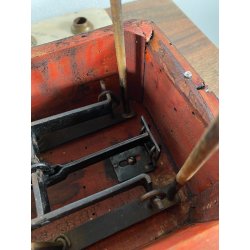 ANTICA BILANCIA BANCO SABAUDA ROBERVAL DUE PIATTI PORTATA 2 KG LEGNO MARMO '800