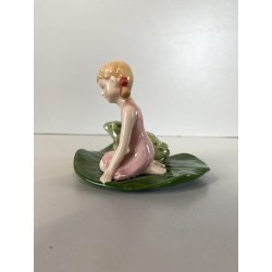 SCULTURA PORCELLANA Royal Copenhagen FIGURINA FIABA Thumbelina H.C. Andersen