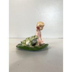 SCULTURA PORCELLANA Royal Copenhagen FIGURINA FIABA Thumbelina H.C. Andersen