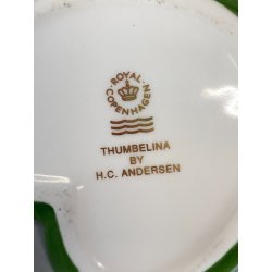 SCULTURA PORCELLANA Royal Copenhagen FIGURINA FIABA Thumbelina H.C. Andersen