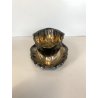 SALSIERA CON VASOIO INTEGRATO CHRISTOFLE GALLIA FRANCE PLACCATA ARGENTO '40