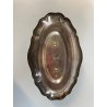 SALSIERA CON VASOIO INTEGRATO CHRISTOFLE GALLIA FRANCE PLACCATA ARGENTO '40