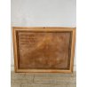QUADRO DIPINTO MATERICO Carlo Monti VEDUTA PAESAGGIO COLLINARE TRAMONTO