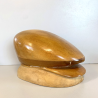 ANTICA FORMA per CAPPELLO BLOCCO LEGNO COPPOLA MODISTA MILLINERY VINTAGE '900