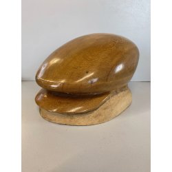 ANTICA FORMA per CAPPELLO BLOCCO LEGNO COPPOLA MODISTA MILLINERY VINTAGE '900