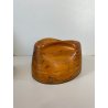 ANTICA FORMA CAPPELLO LEGNO MOD. Trilby  Fedora MODISTA MILLINERY VINTAGE '900