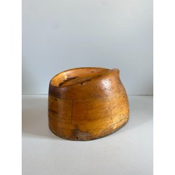 ANTICA FORMA CAPPELLO LEGNO MOD. Trilby  Fedora MODISTA MILLINERY VINTAGE '900
