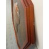 QUADRO RAME farmacia BASSORILIEVO EPOCA 1900 ICONA albarello ALOE VASO CORNICE
