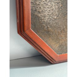 QUADRO RAME MORTAIO BASSORILIEVO EPOCA 1900 ICONA PESTELLO PESTO VASO CORNICE