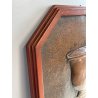 QUADRO RAME MORTAIO BASSORILIEVO EPOCA 1900 ICONA PESTELLO PESTO VASO CORNICE