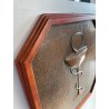 QUADRO RAME farmacia BASSORILIEVO EPOCA 1900 ICONA IGIEA CALICE SERPENTE CORNICE
