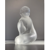 FIGURA CRISTALLO SATINATO "Petite Nue Vénus" FROSTED GLASS LALIQUE® FRANCE H10cm