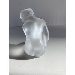 FIGURA CRISTALLO SATINATO "Petite Nue Vénus" FROSTED GLASS LALIQUE® FRANCE H10cm