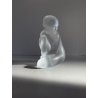 FIGURA CRISTALLO SATINATO "Petite Nue Vénus" FROSTED GLASS LALIQUE® FRANCE H10cm