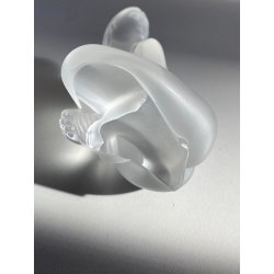 FIGURA CRISTALLO SATINATO "Petite Nue Vénus" FROSTED GLASS LALIQUE® FRANCE H10cm