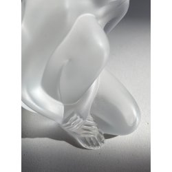 FIGURA CRISTALLO SATINATO "Petite Nue Vénus" FROSTED GLASS LALIQUE® FRANCE H10cm