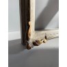 ANTICA PICCOLA CORNICE VENEZIANA DORATA bianca LEGNO 31cmx27cm EPOCA '900 quadro