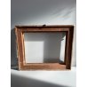 ANTICA PICCOLA CORNICE VENEZIANA DORATA bianca LEGNO 31cmx27cm EPOCA '900 quadro