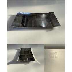 VASSOIO Arran DESIGN Enzo Mari ALESSI ACCIAIO INOX 18/10 VINTAGE TRAY 48x24,5 cm