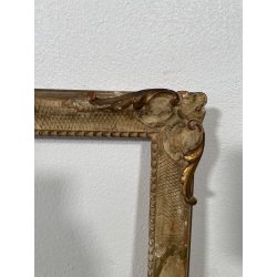 ANTICA CORNICE VENEZIANA LEGNO bianca 63cmx50cm EPOCA '900 PER quadro O STAMPA