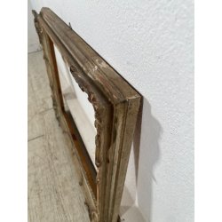 ANTICA CORNICE VENEZIANA LEGNO bianca 63cmx50cm EPOCA '900 PER quadro O STAMPA