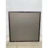 QUADRO GEOMETRICO ASTRATTO A. G. Bertolio 61x61 cm INSERTI COLORATI ANNO 1985