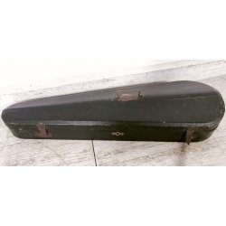 ANTICO VIOLINO con ARCHETTO epoca XIX sec STRUMENTO MUSICALE Old Violin CUSTODIA