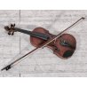 ANTICO VIOLINO con ARCHETTO epoca XIX sec STRUMENTO MUSICALE Old Violin CUSTODIA