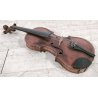ANTICO VIOLINO con ARCHETTO epoca XIX sec STRUMENTO MUSICALE Old Violin CUSTODIA