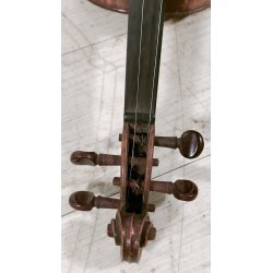 ANTICO VIOLINO con ARCHETTO epoca XIX sec STRUMENTO MUSICALE Old Violin CUSTODIA