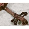ANTICO VIOLINO con ARCHETTO epoca XIX sec STRUMENTO MUSICALE Old Violin CUSTODIA